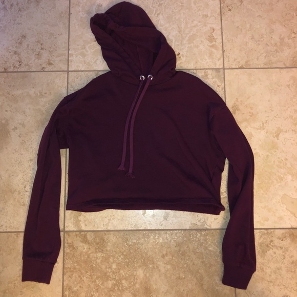 h and m cropped hoodie
